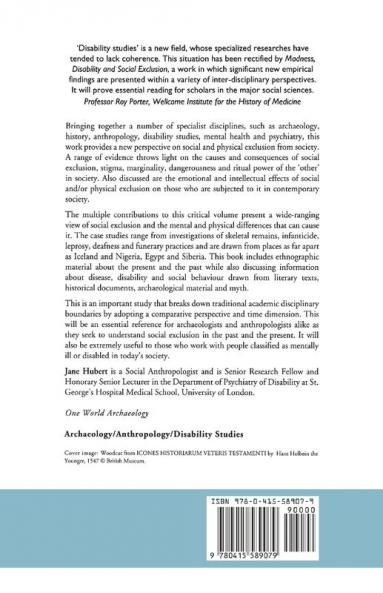 Madness Disability and Social Exclusion