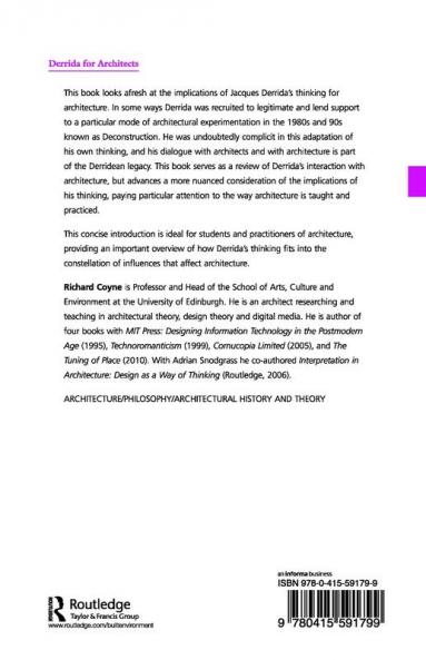Derrida for Architects