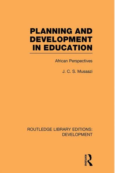 Planning and Development in Education