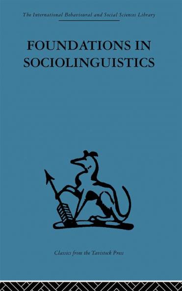 Foundations in Sociolinguistics