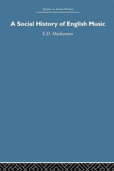 Social History of English Music