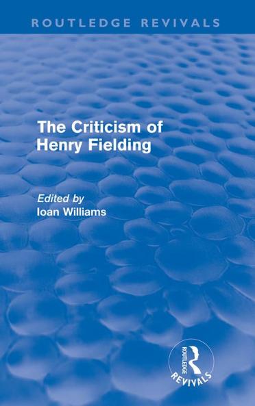 Criticism of Henry Fielding