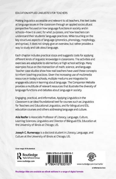 Applying Linguistics in the Classroom