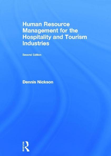 Human Resource Management for Hospitality Tourism and Events