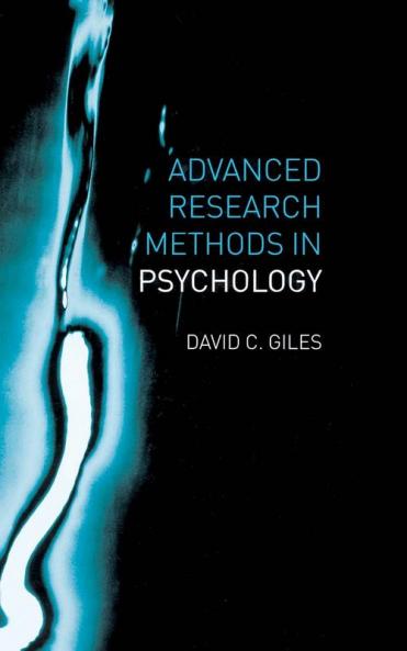 Advanced Research Methods in Psychology