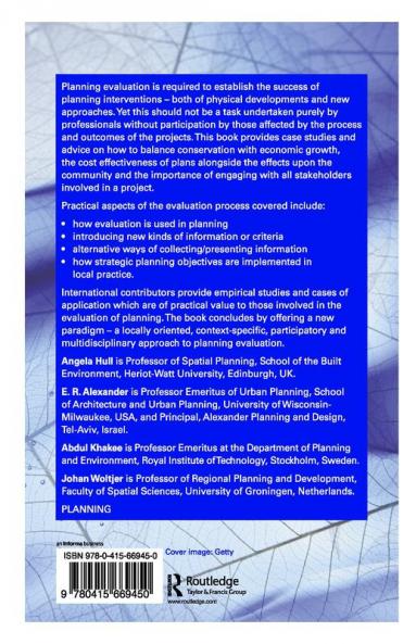 Evaluation for Participation and Sustainability in Planning