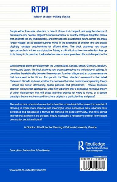 Planning the Good Community