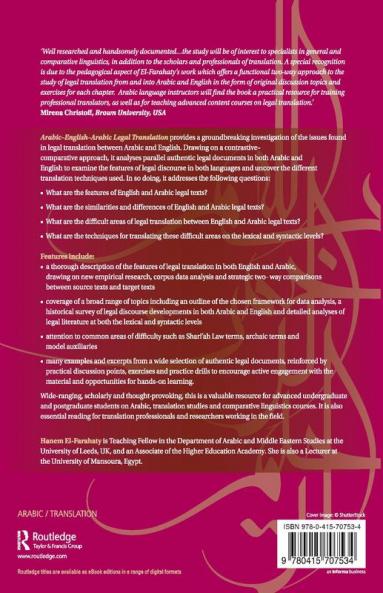 Arabic-English-Arabic Legal Translation