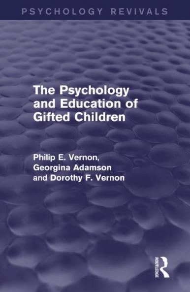 Psychology and Education of Gifted Children