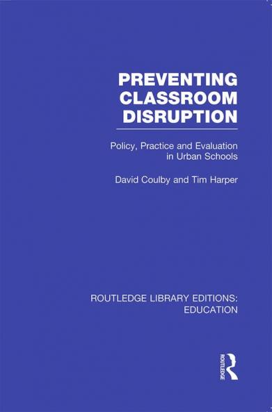 Preventing Classroom Disruption (RLE Edu O)