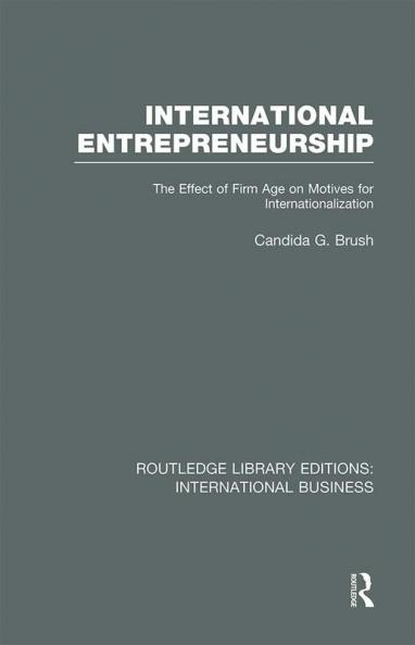 International Entrepreneurship (RLE International Business)