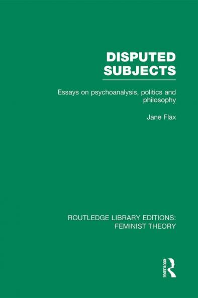 Disputed Subjects (Rle Feminist Theory)