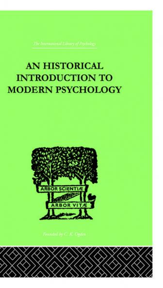 Historical Introduction to Modern Psychology