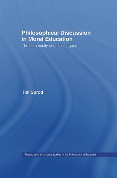Philosophical Discussion in Moral Education