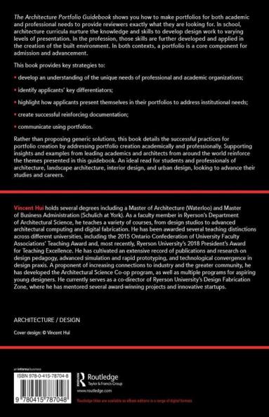 Architecture Portfolio Guidebook