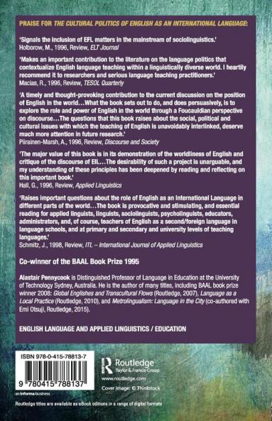 Cultural Politics of English as an International Language
