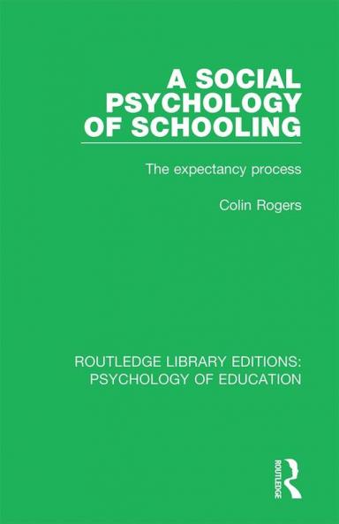 Social Psychology of Schooling