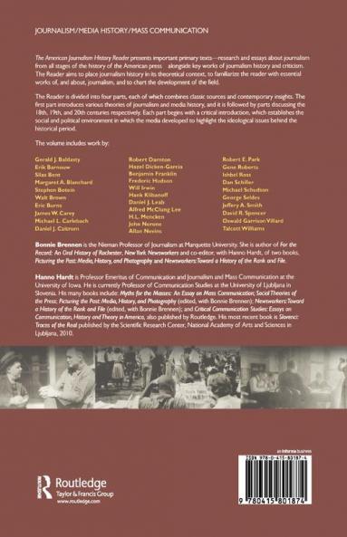 American Journalism History Reader