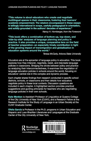 Negotiating Language Policies in Schools