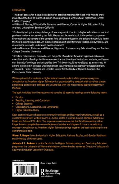 Introduction to American Higher Education