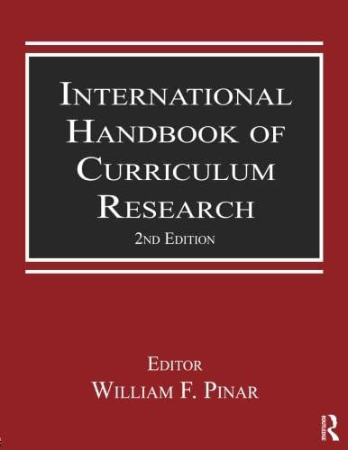 International Handbook of Curriculum Research