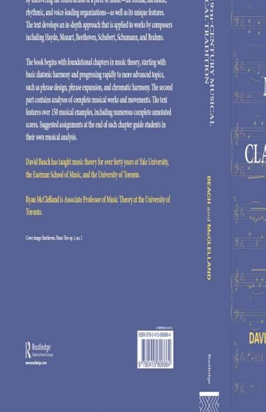 Analysis of 18th- and 19th-Century Musical Works in the Classical Tradition