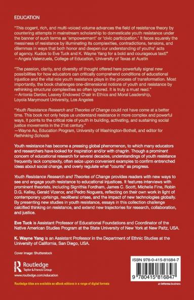Youth Resistance Research and Theories of Change