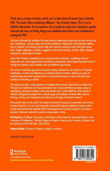 Detox Your Writing