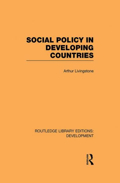Social Policy in Developing Countries