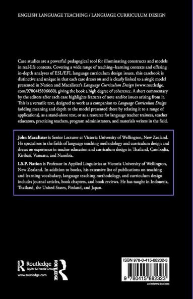Case Studies in Language Curriculum Design