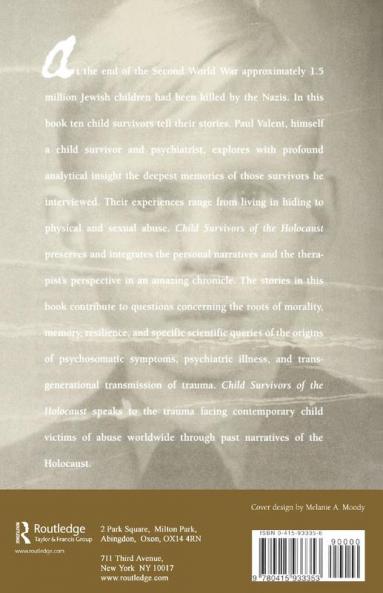 Child Survivors of the Holocaust