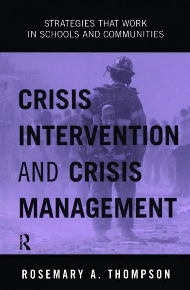 Crisis Intervention and Crisis Management