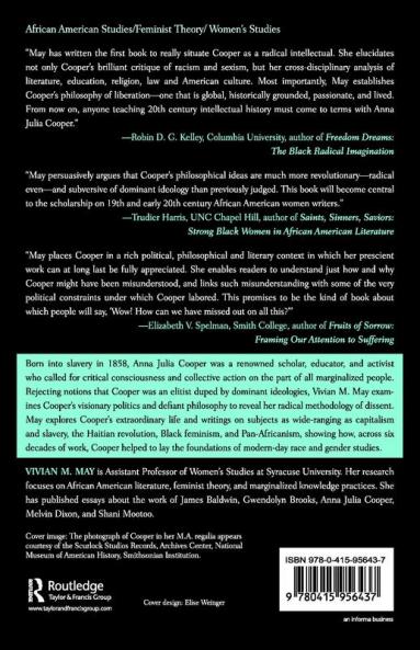 Anna Julia Cooper Visionary Black Feminist