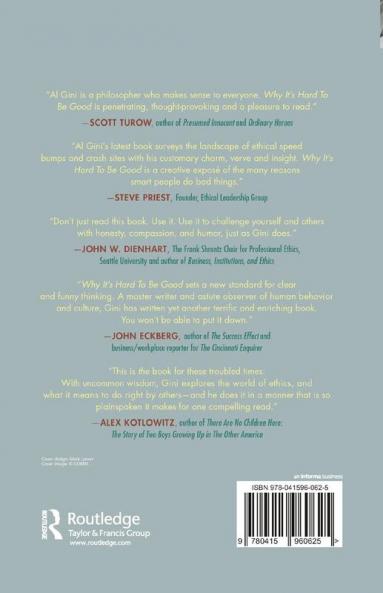 Why It's Hard To Be Good