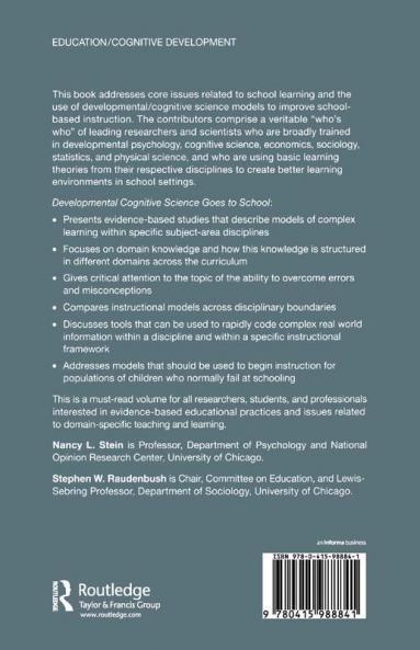 Developmental Cognitive Science Goes to School