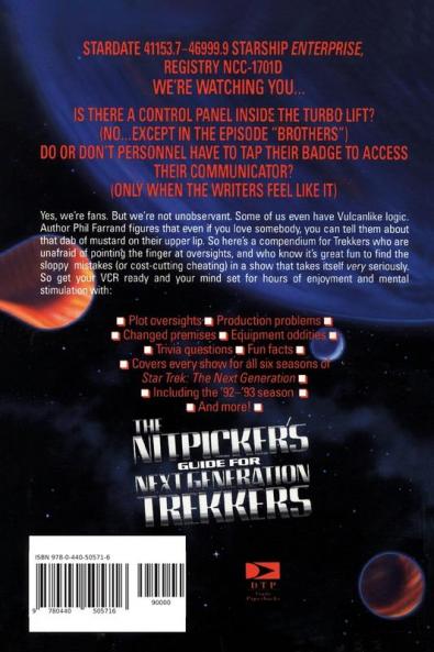 The Nitpicker's Guide for Next Generation Trekkers  Volume 1