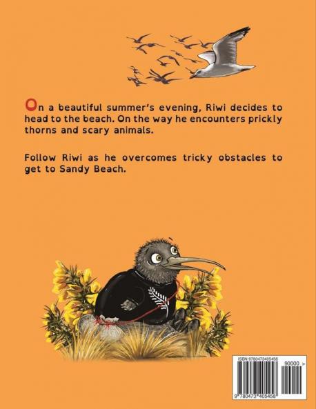 Riwi the Kiwi GOES TO THE BEACH