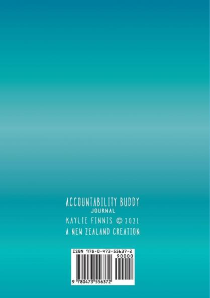 Accountability Buddy Journal: A mindful journey through my weekly goals. (General)