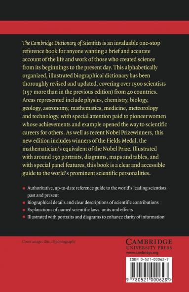 The Cambridge Dictionary of Scientists