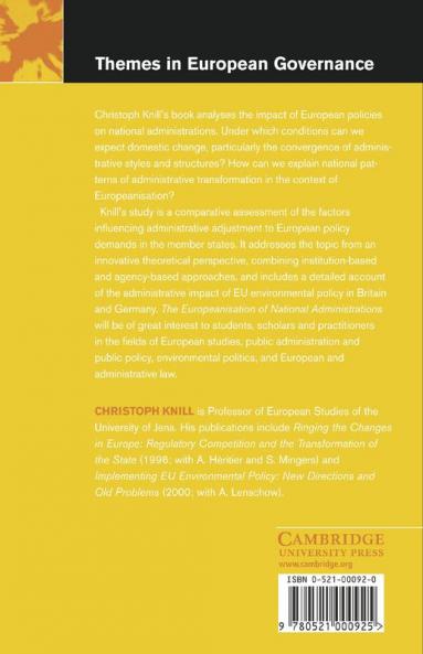 The Europeanisation of National Administrations