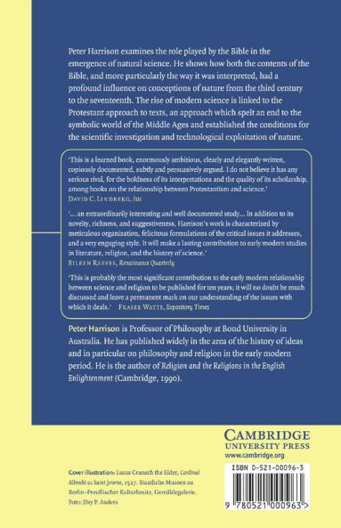 The Bible Protestantism and the Rise of Natural Science