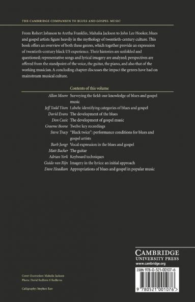 The Cambridge Companion to Blues and Gospel Music