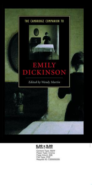 The Cambridge Companion to Emily Dickinson