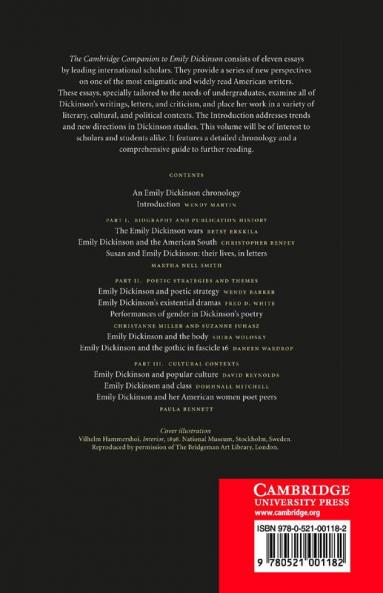 The Cambridge Companion to Emily Dickinson