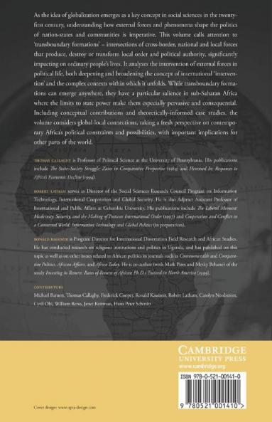 Intervention and Transnationalism in Africa