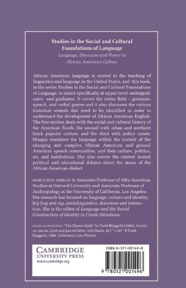Language Discourse and Power in African American Culture