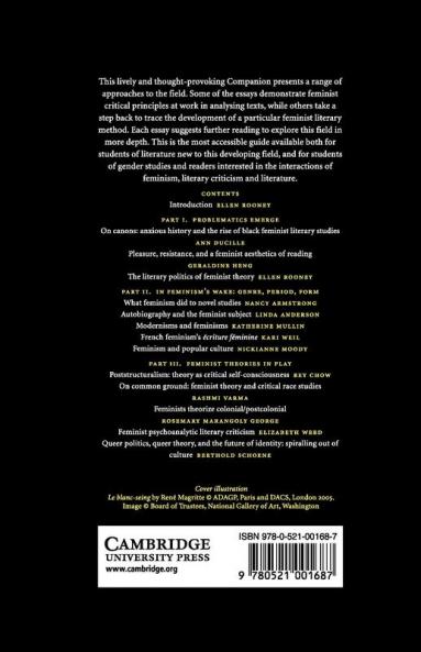 The Cambridge Companion to Feminist Literary Theory