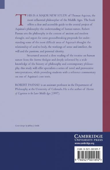 Thomas Aquinas on Human Nature