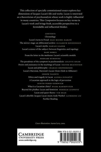 The Cambridge Companion to Lacan