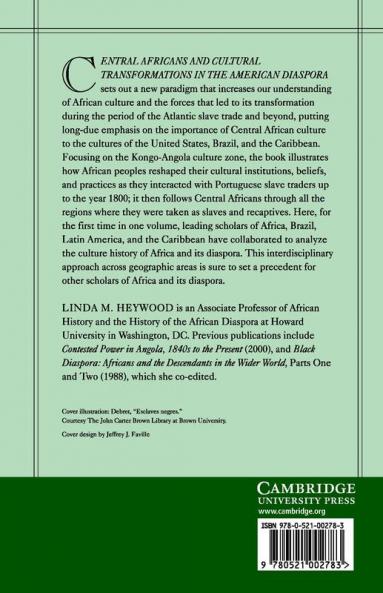 Central Africans and Cultural Transformations in the American Diaspora